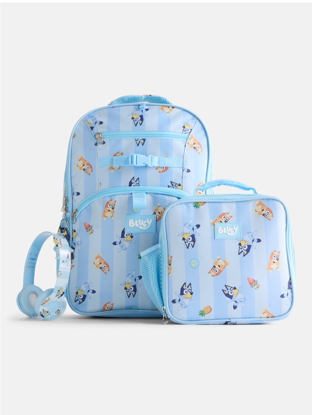 NWT Bluey & Bingo Backpack - Bluey Bookbag - 3 Piece Set Includes Lunchbox